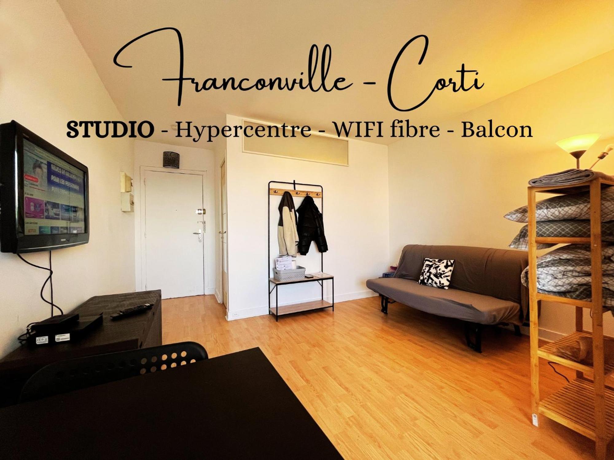 Corti - Studio Hypercentre - Grand Balcon - Fibre #Sirdest Franconville  Dış mekan fotoğraf